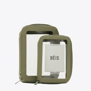 The In Flight Cosmetic Set in Olive