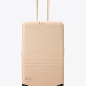 The Medium Check-In Roller in Beige