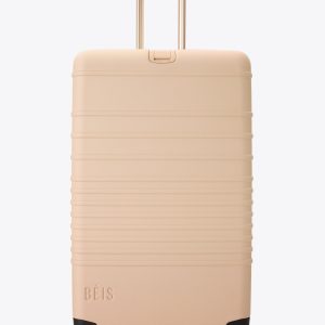 The Large Check-In Roller in Beige