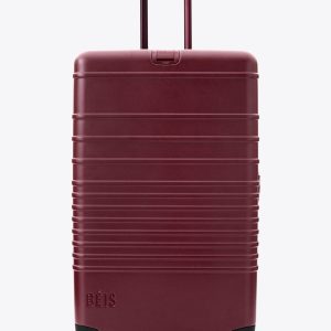 Resale The Large Check-In Roller in Burgundy