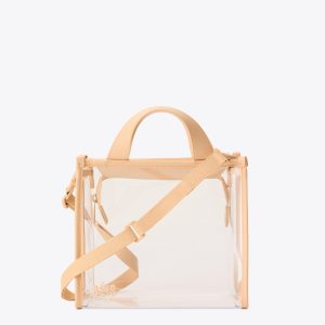 The Stadium Crossbody in Beige