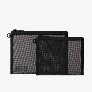 The Mesh Pouch Duo in Black