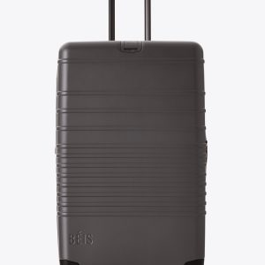 The Large Check-In Roller in Charcoal