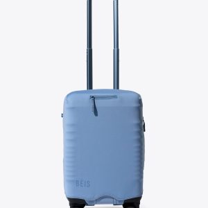 The Hybrid Carry-On Luggage Cover in Dusty Blue
