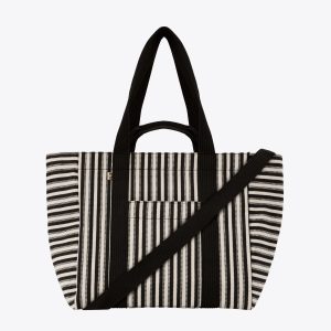 Resale The Vacation Tote in Black Stripe