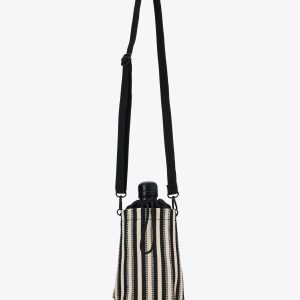 Resale The Water Bottle Crossbody in Black Stripe