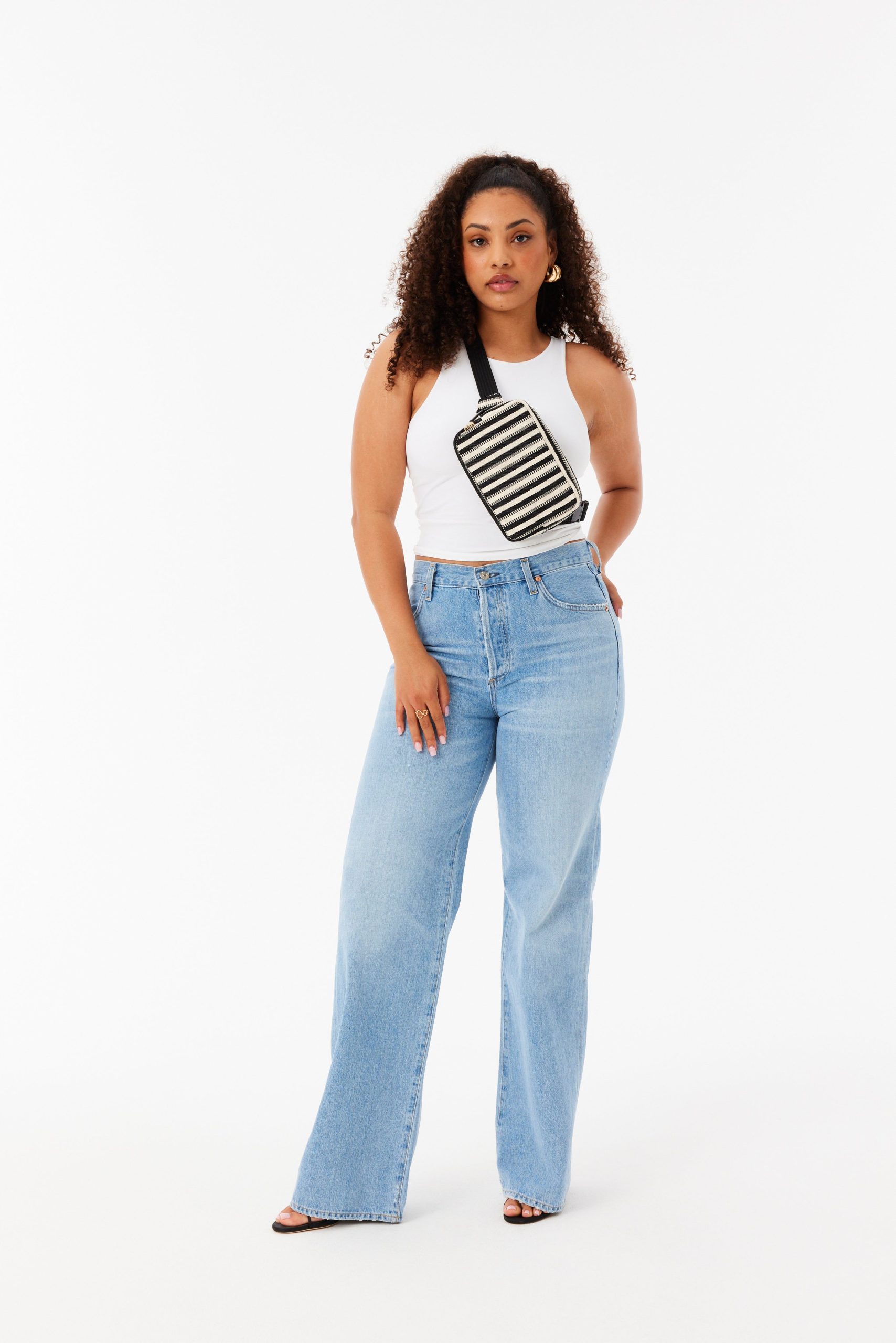 Resale The Belt Bag in Black Stripe - Image 5