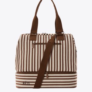 Resale The Mini Weekender in Maple Stripe