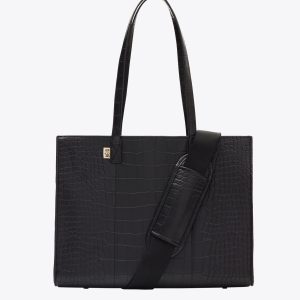 Resale The Work Tote in Black Croc