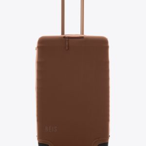 The Medium Check-In Luggage Cover in Maple