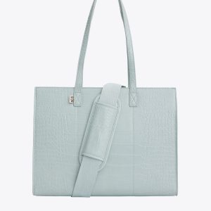 Resale The Work Tote in Slate Croc