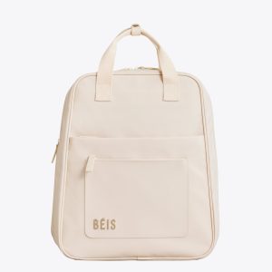 The Expandable Backpack in Beige
