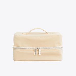 The Hanging Cosmetic Case in Beige