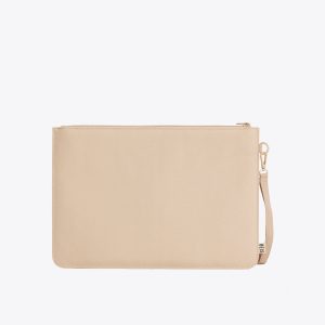 Resale The BÉISics Laptop Pouch in Beige