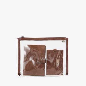 Resale The Passport & Luggage Tag Set in Maple