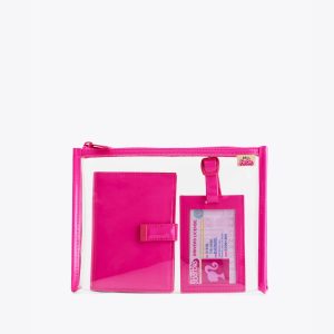 Resale The Passport & Luggage Tag Set in Barbie™ Pink