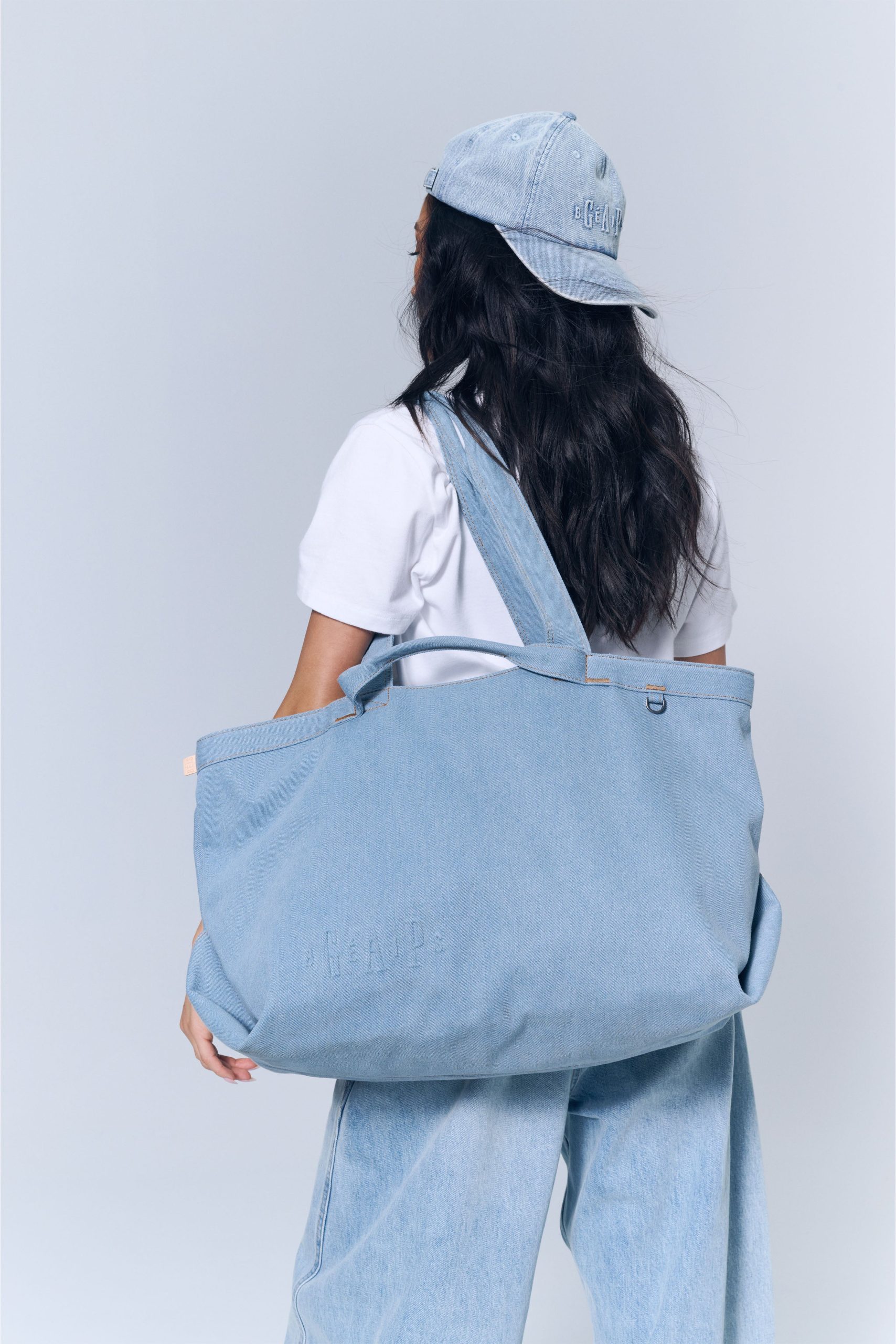 Resale Gap x BÉIS The Travel Tote in Denim Blue - Image 2